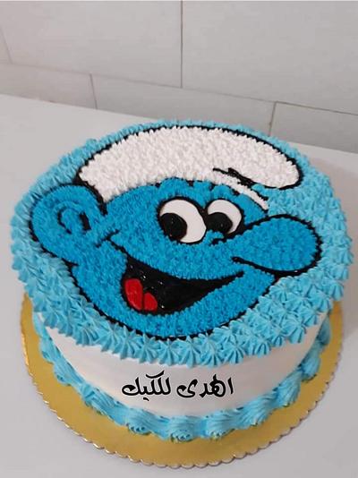 كيكة السنافر - Cake by Alhudacake 