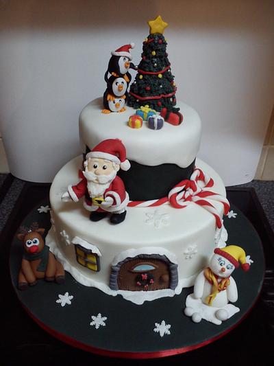 Ho Ho Ho!!! It's Christmas Time!!! - Cake by caketasticcy