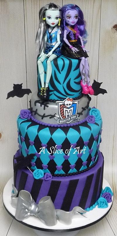 Monster high cake - Cake by A Slice of Art