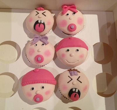 Baby Face Cupcakes - Cake by Tammy