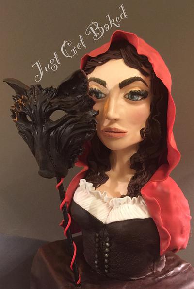 OUAT Sugar Art - my Ruby aka Red Riding Wolf lol - Cake by Kyrie ~ Just Get Baked