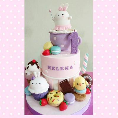 Molang - Cake by Astried