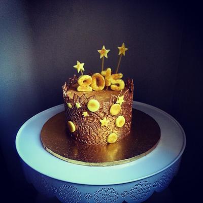 2015 new year cake - Cake by Edelcita Griffin (The Pretty Nifty)