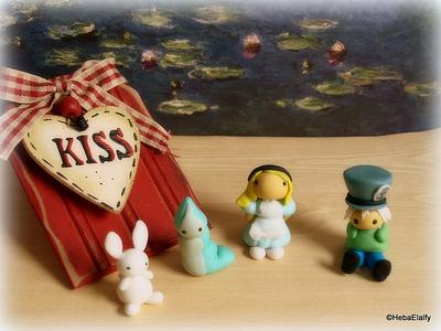 Alice In Wonderland toppers - Cake by Sweet Dreams by Heba 