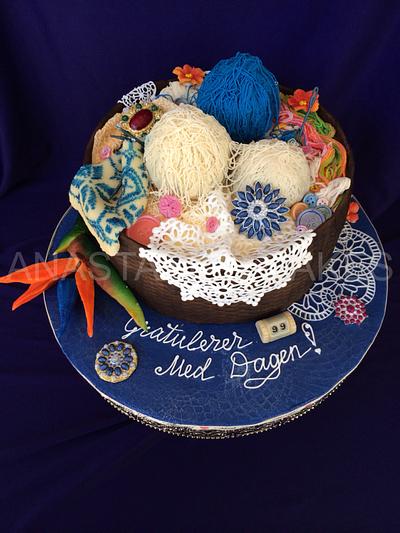 Knitting cake - Cake by Anastasia Kaliazin