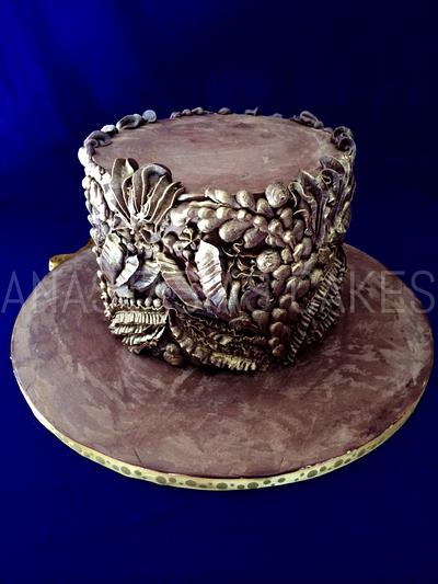 "Carved" ganache - Cake by Anastasia Kaliazin
