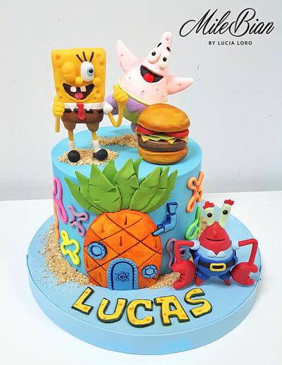 SpongeBob & Friends - Cake by MileBian