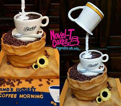 Coffee, coffee, coffee cake - Cake by Novel-T Cakes