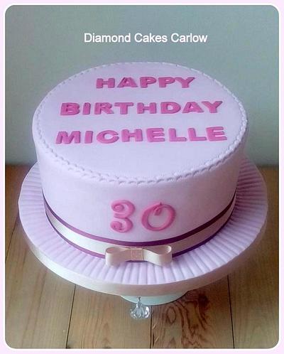 30th Birthday Day - Cake by DiamondCakesCarlow