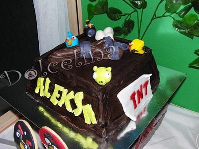 Angry birds cake - Cake by Maja
