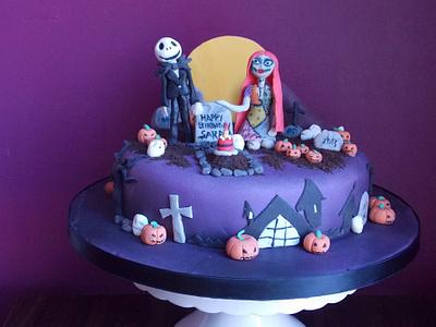 The nightmare before Christmas - Cake by CupNcakesbyivy
