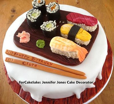 Sushi Cake - Cake by ForCakeSake: Jennifer Jones Cake Creator