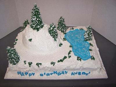 Winter Wonderland Birthday - Cake by Cherissweets