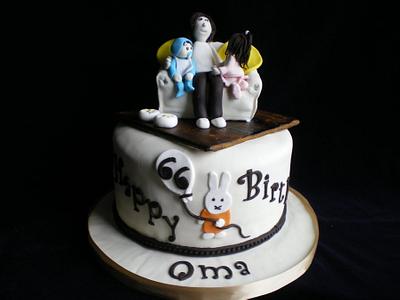 Grandmother  birthday cake . - Cake by cakeImake 