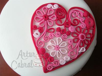 Valentines Day Cake - Cake by Artur Cabral - Home Bakery