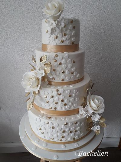 Lovely weddingcake - Cake by Backelien