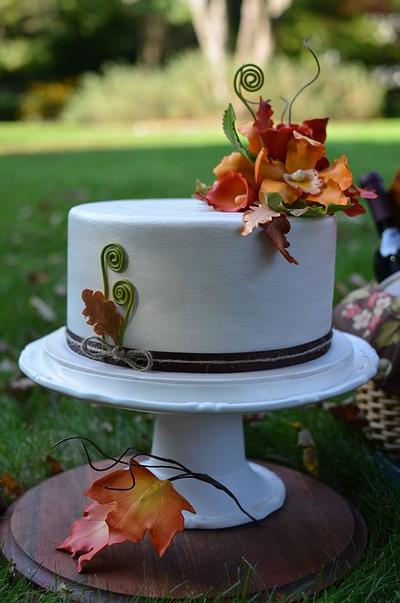 Fall Foliage Cake - Cake by Elisabeth Palatiello