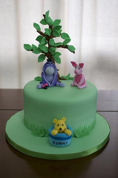 Winnie the Pooh baby shower/birthday cake  - Cake by Hello, Sugar!