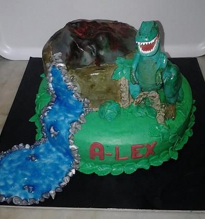 T-rex  - Cake by Nicoletta Celenta