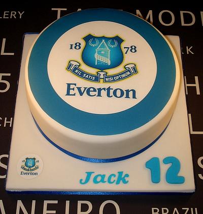 Everton Cake - Cake by SweetSensationsLancs