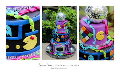 80's themed cake - Cake by Sheena Henry