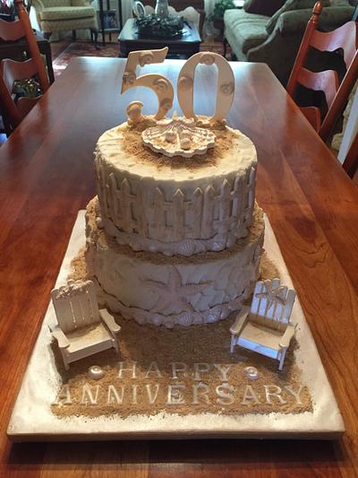 50th Anniversary Cake - Cake by Margaret