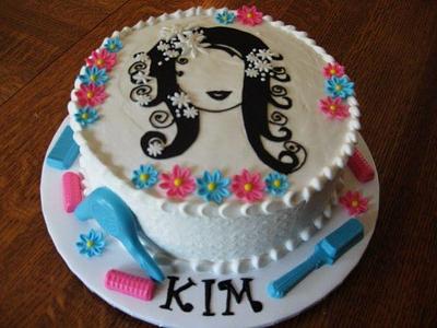 Hairstylist Cake - Cake by Christeena Dinehart