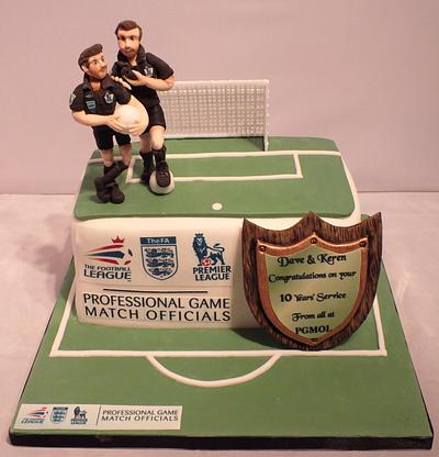 Farewell to two Refs! - Cake by Mother and Me Creative Cakes
