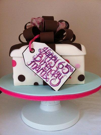 Parcel Cake - Cake by Delights by Design