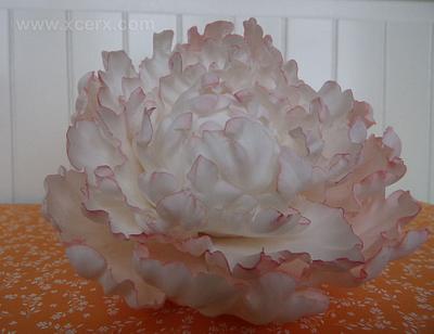 Peony cake top - Cake by Petya Shmarova