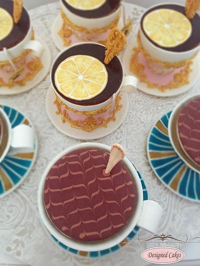 Tea and coffee cupcakes - Cake by Urszula Maczka