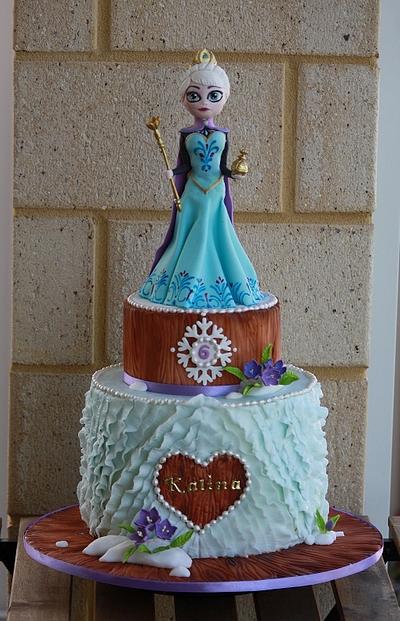 Elsa's coronation - Frozen  - Cake by Bistra Dean 