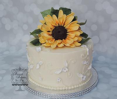 Sunflower Fun - Cake by Joy Thompson at Sweet Treats by Joy