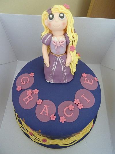 Rapunzel Inspired Cake - Cake by Sian