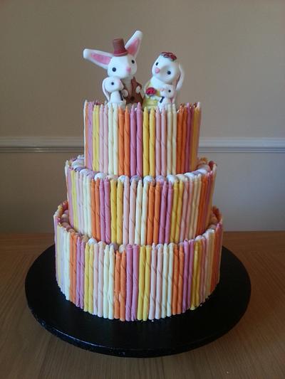 Easter Wedding  - Cake by Lyn 