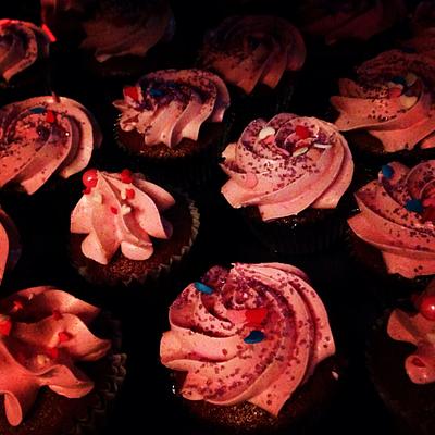 Pink Velvet Raspberry Love Cakes - Cake by Jesika Altuve