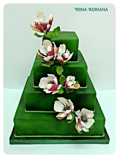 Magnolia Cake - Cake by Irina-Adriana