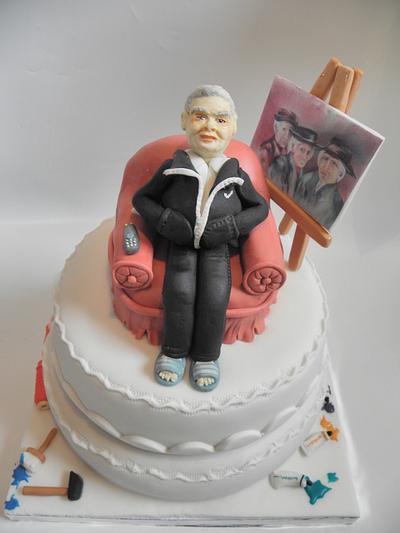80th birthday - Cake by Netta