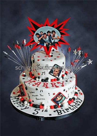 One Direction Birthday Cake - Cake by Scrumptious Cakes