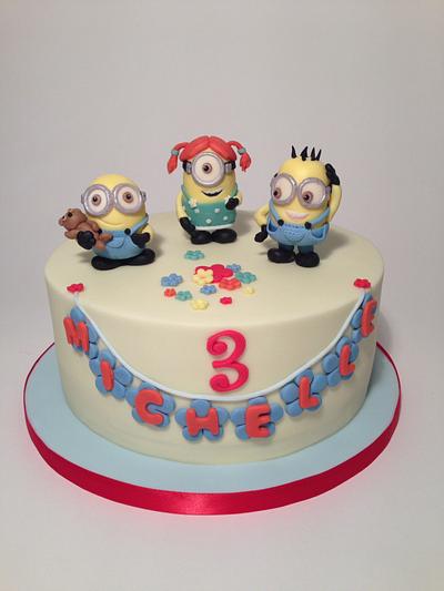 Minions - Cake by tomima
