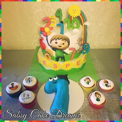 Charlie and THE Numbers cake  - Cake by Sabsy Cake Dreams 