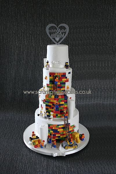 Lego Wedding Cake - Cake by Scrumptious Cakes