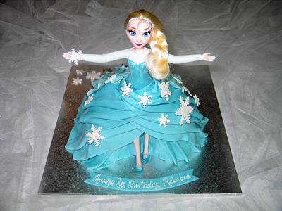 Rebecca's "Elsa" Cake - Cake by SugarRose74