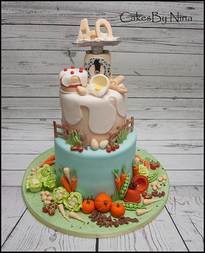 Bake what you Grow - Cake by Cakes by Nina Camberley