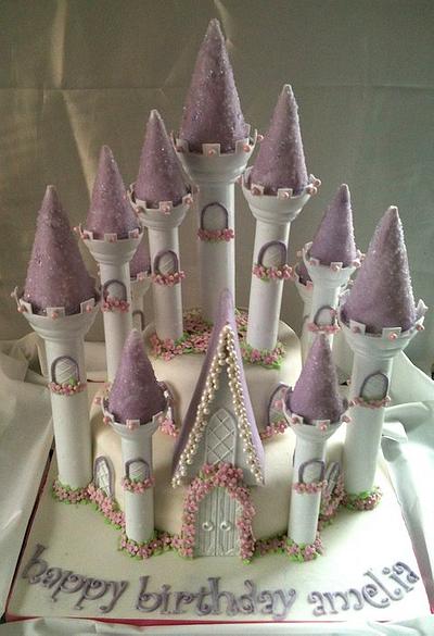 Fairy princess castle cake - Cake by customcakery