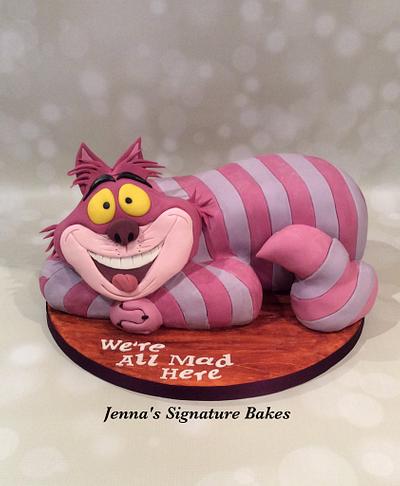 Cheshire Cat - Cake by Jennassignaturebakes