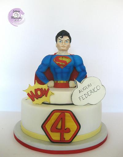 Superman - Cake by Silvia Mancini Cake Art