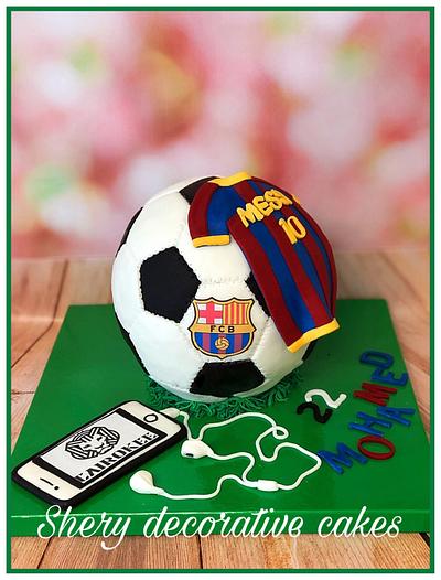 Football cake  - Cake by Shereen Adel 