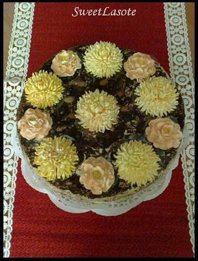 Flowers cake - Cake by Bożena