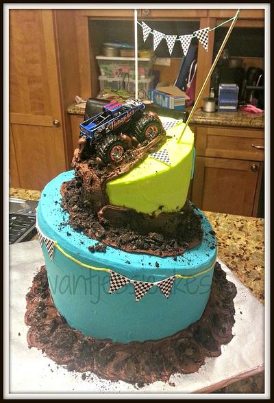 Monster truck birthday cake - Cake by Jessica Chase Avila